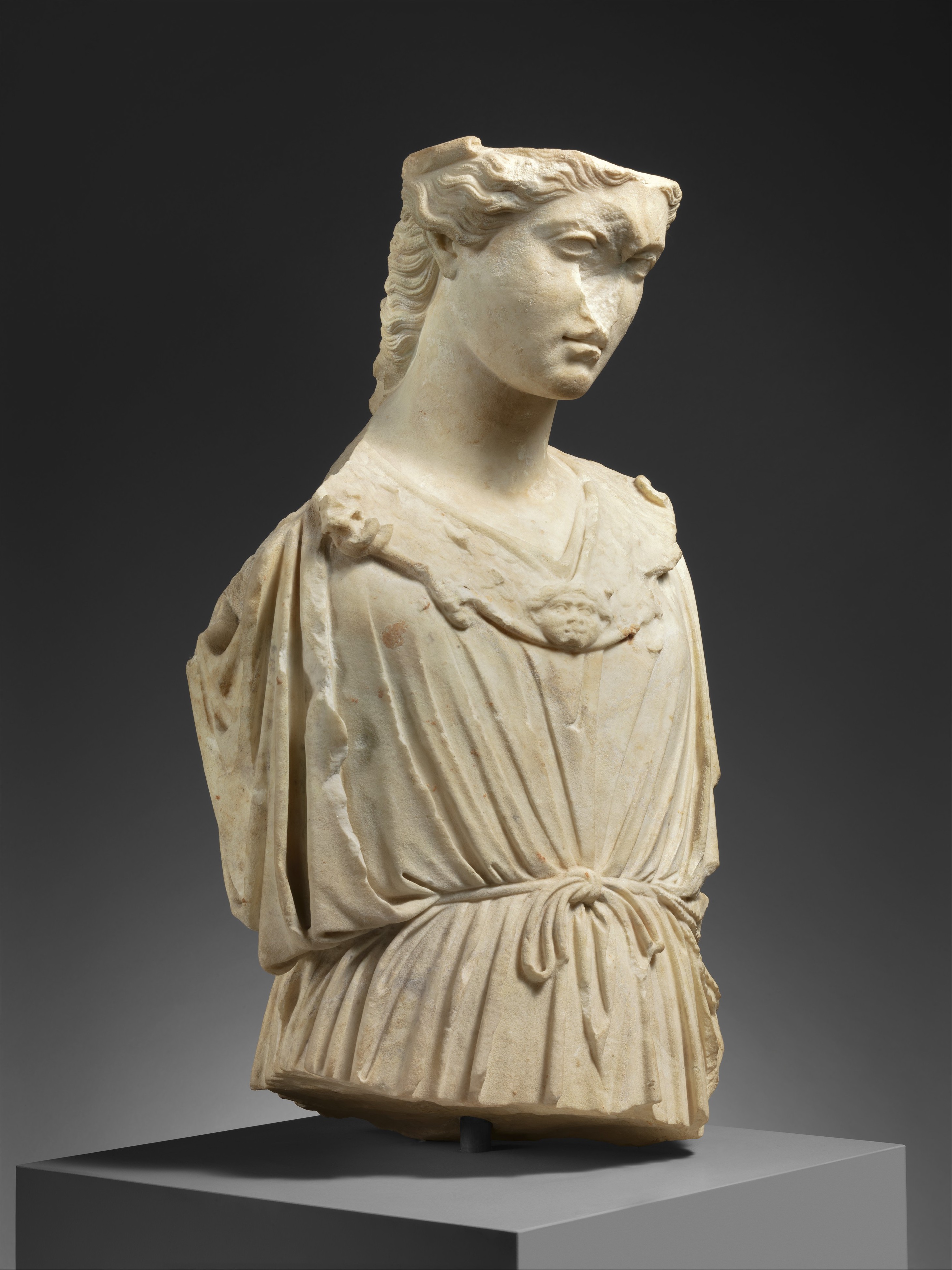 Marble head and torso of Athena, 1st–2nd century CE